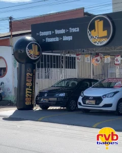 Totem Inflavel [jl Multimarcas] [totem Inflavel] [revenda De Veiculos] O Totem Inflavel Esta Instala