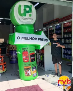 Totem Inflavel [up! Suplementos] [totem Inflavel Promocional] [suplementos Alimentaresfitness]