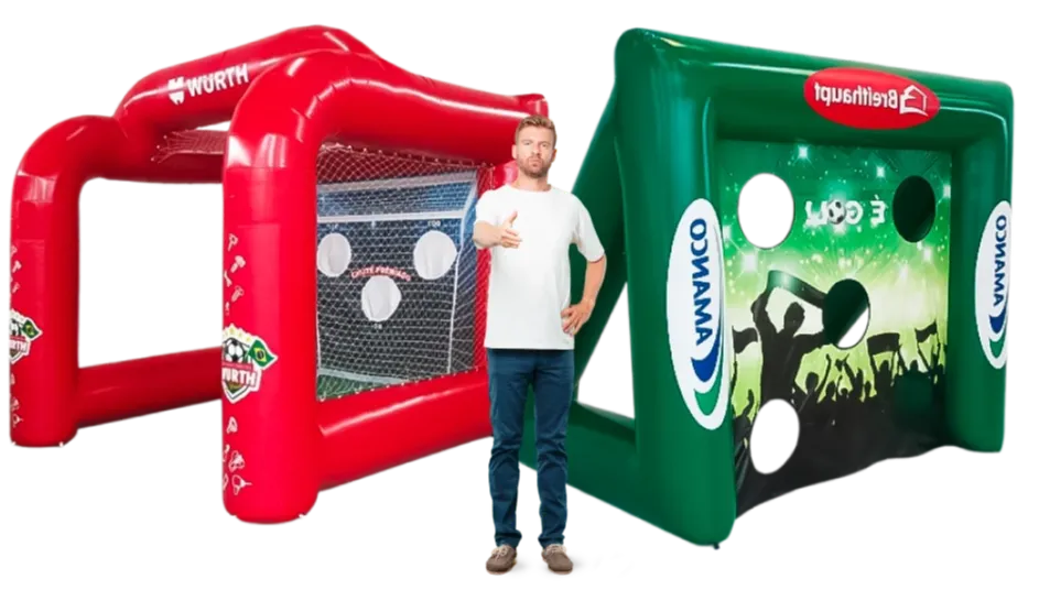 Chute A Gol Inflável Interativo