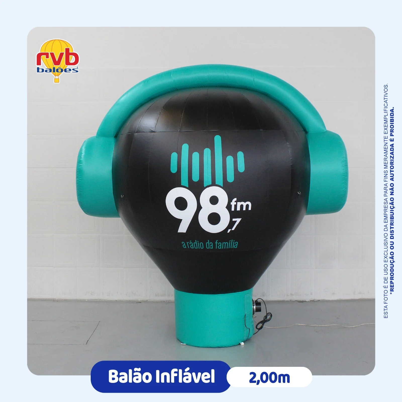 Balao Inflavel 98fm Radio Comunicacao