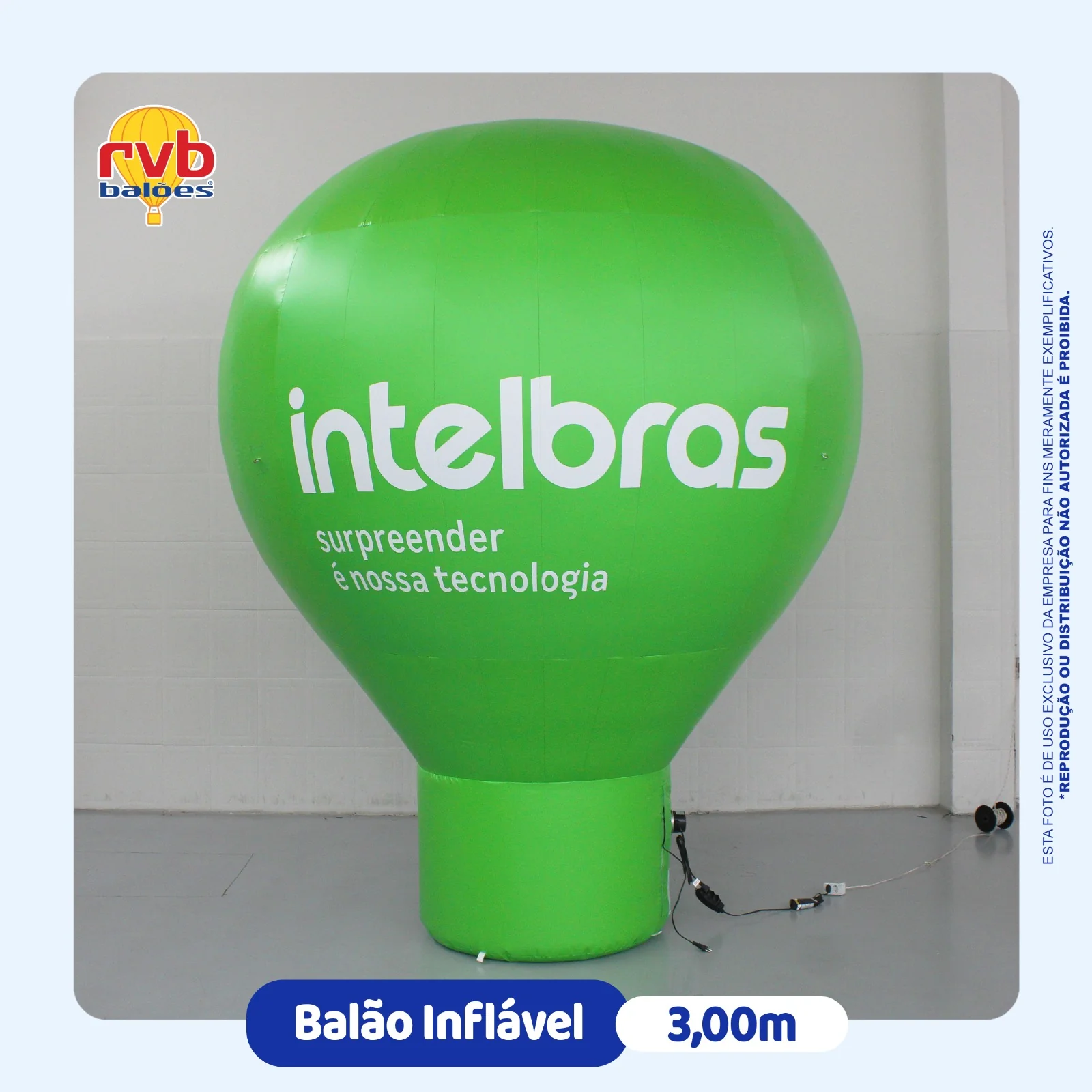 Balao Inflavel Intelbras Tecnologia Telecomunicacoes