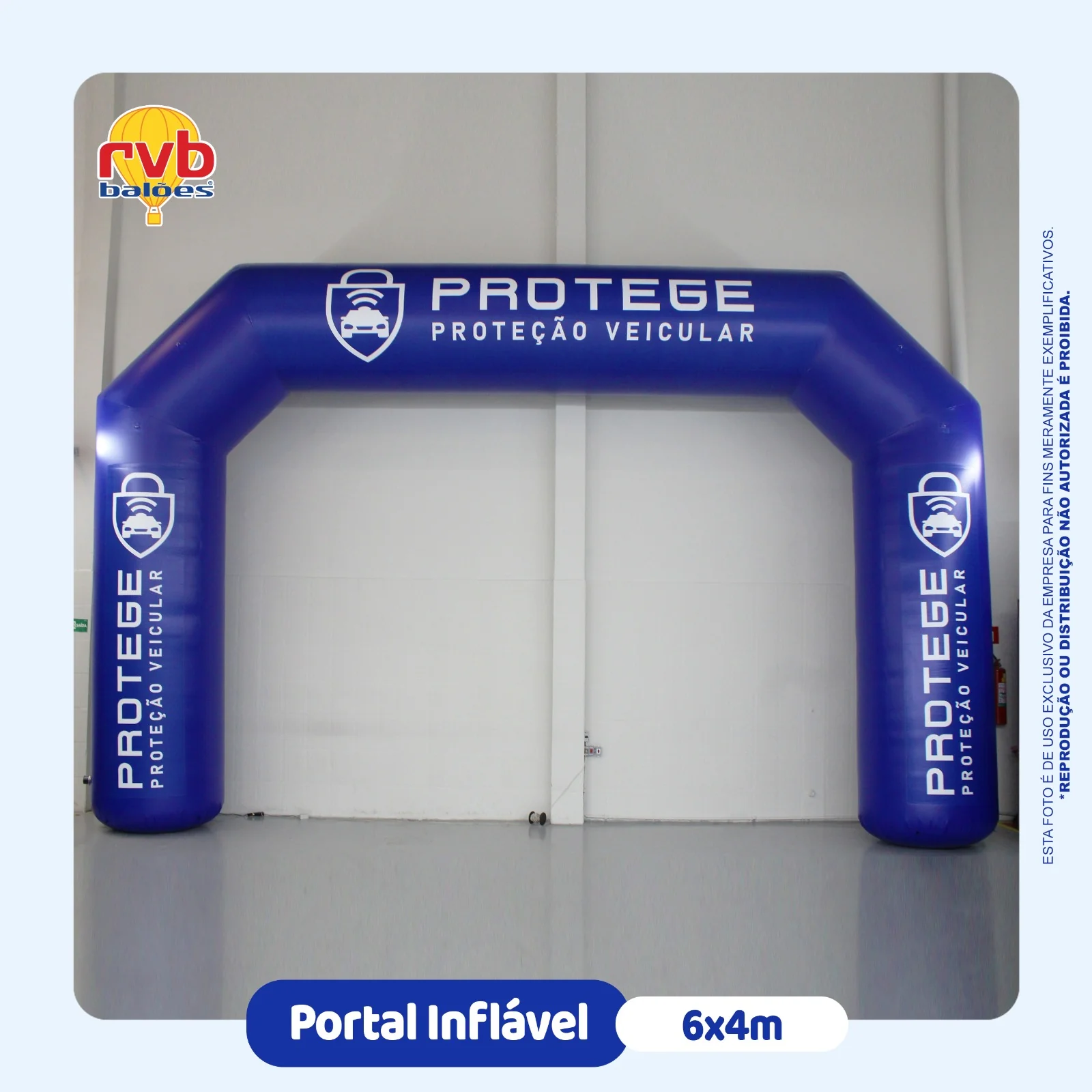 Portal Inflavel Protege Protecao Veicular Automotivo