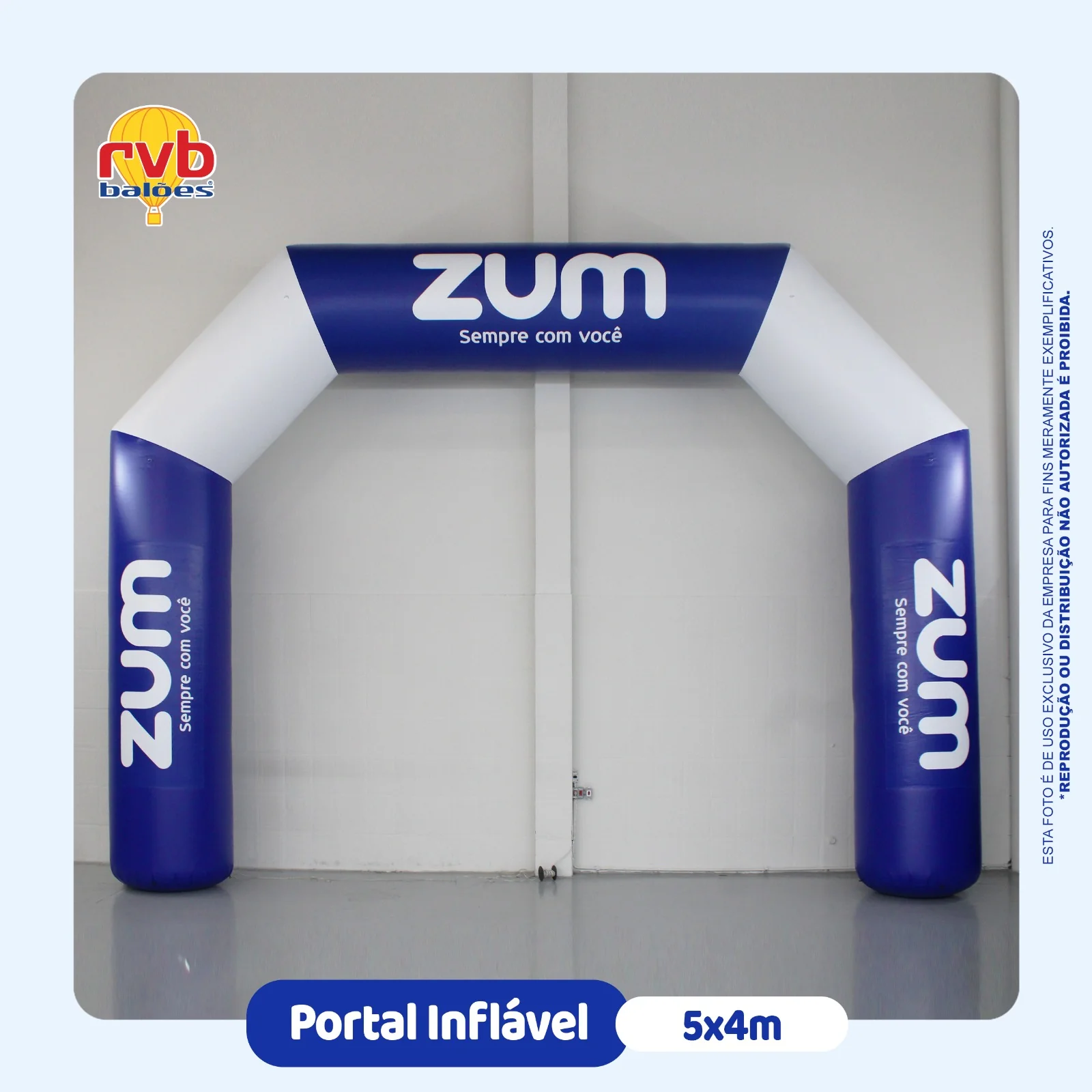 Portal Inflavel Zum Servicos Negocios