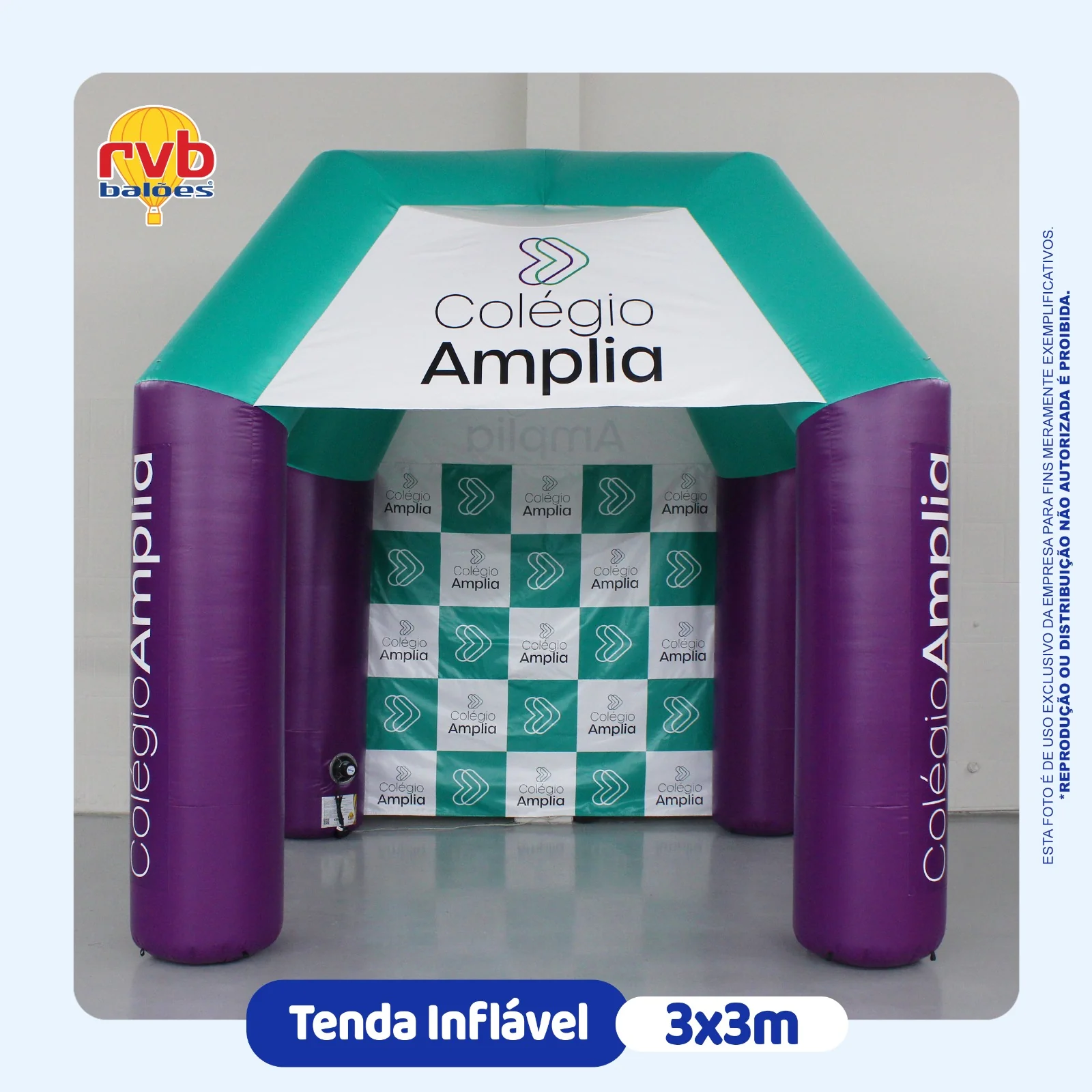 Tenda Inflavel Amplia Colegio Educacao