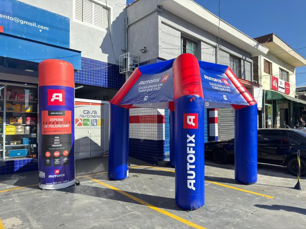 Tenda Inflavel Autofix Autopecas Automotivo