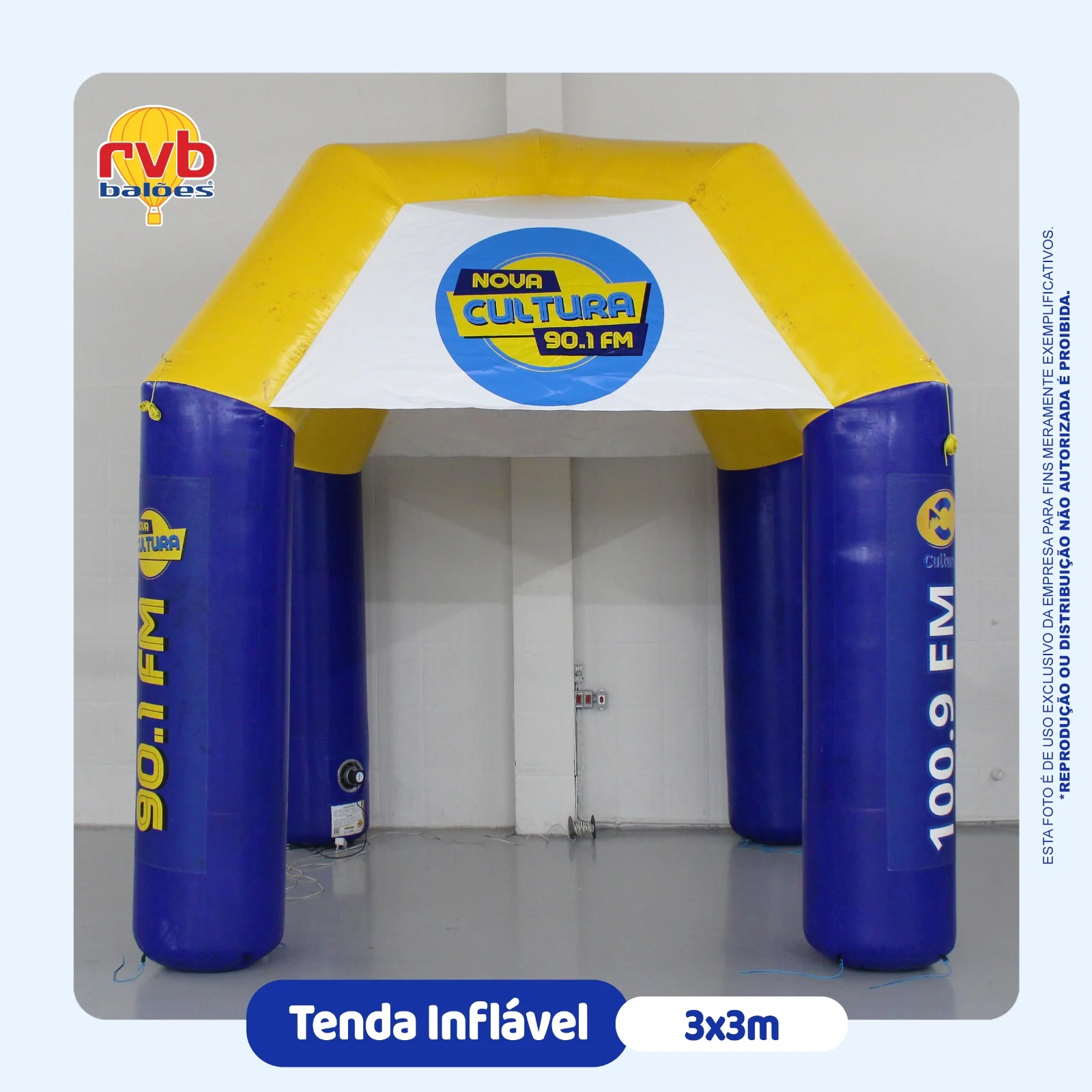 Tenda Inflavel Nova Cultura Radio Comunicacao