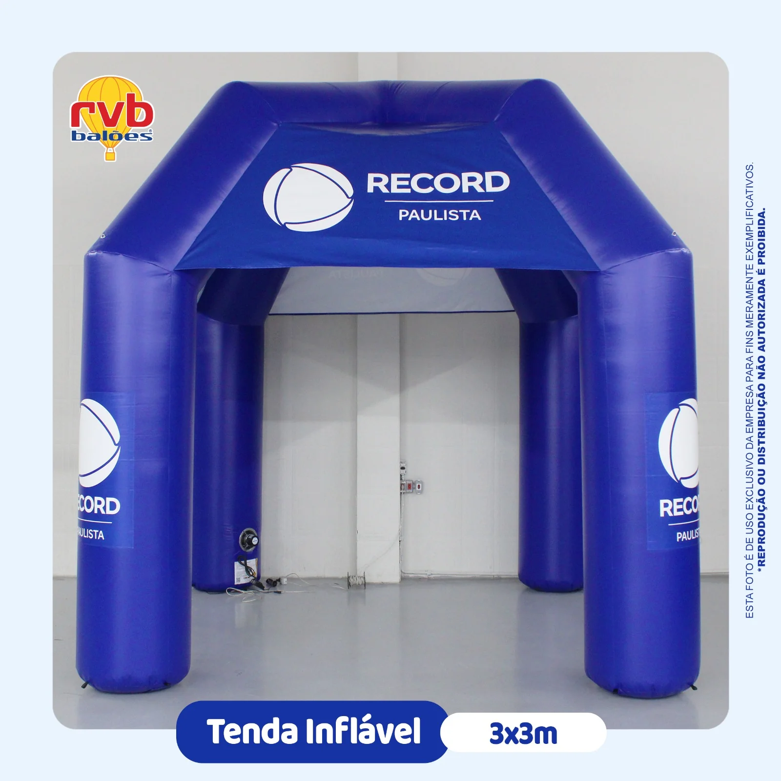 Tenda Inflavel Record Paulista Comunicacao