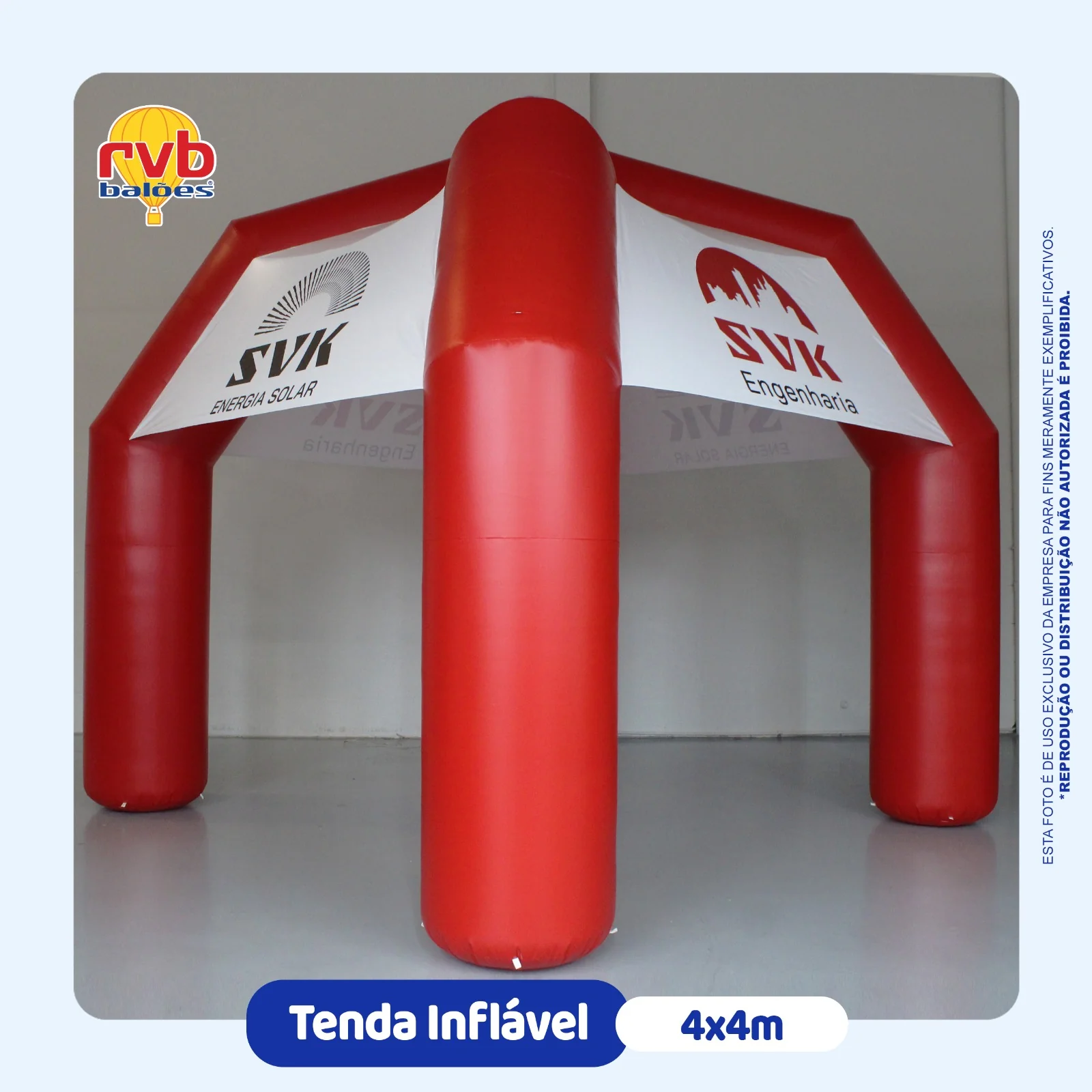 Tenda Inflavel Svk Engenharia Construcao