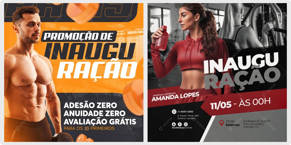 Dicas de postagens para divulgação de inauguração de academia