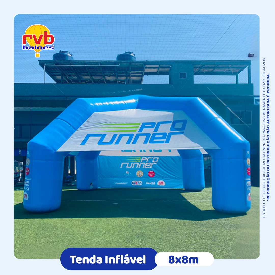Tenda Inflável pro Runner 8x8