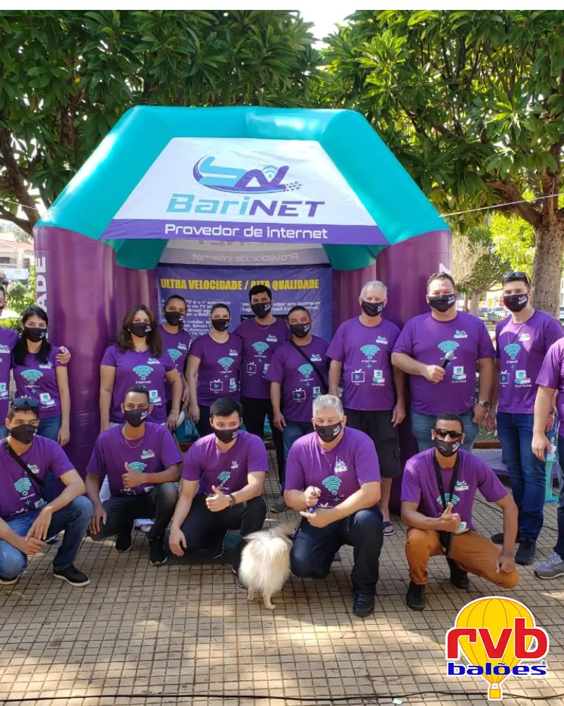 Tenda de internet marca BariNET