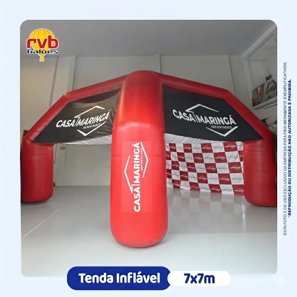 Tenda 7x7 casa maringa