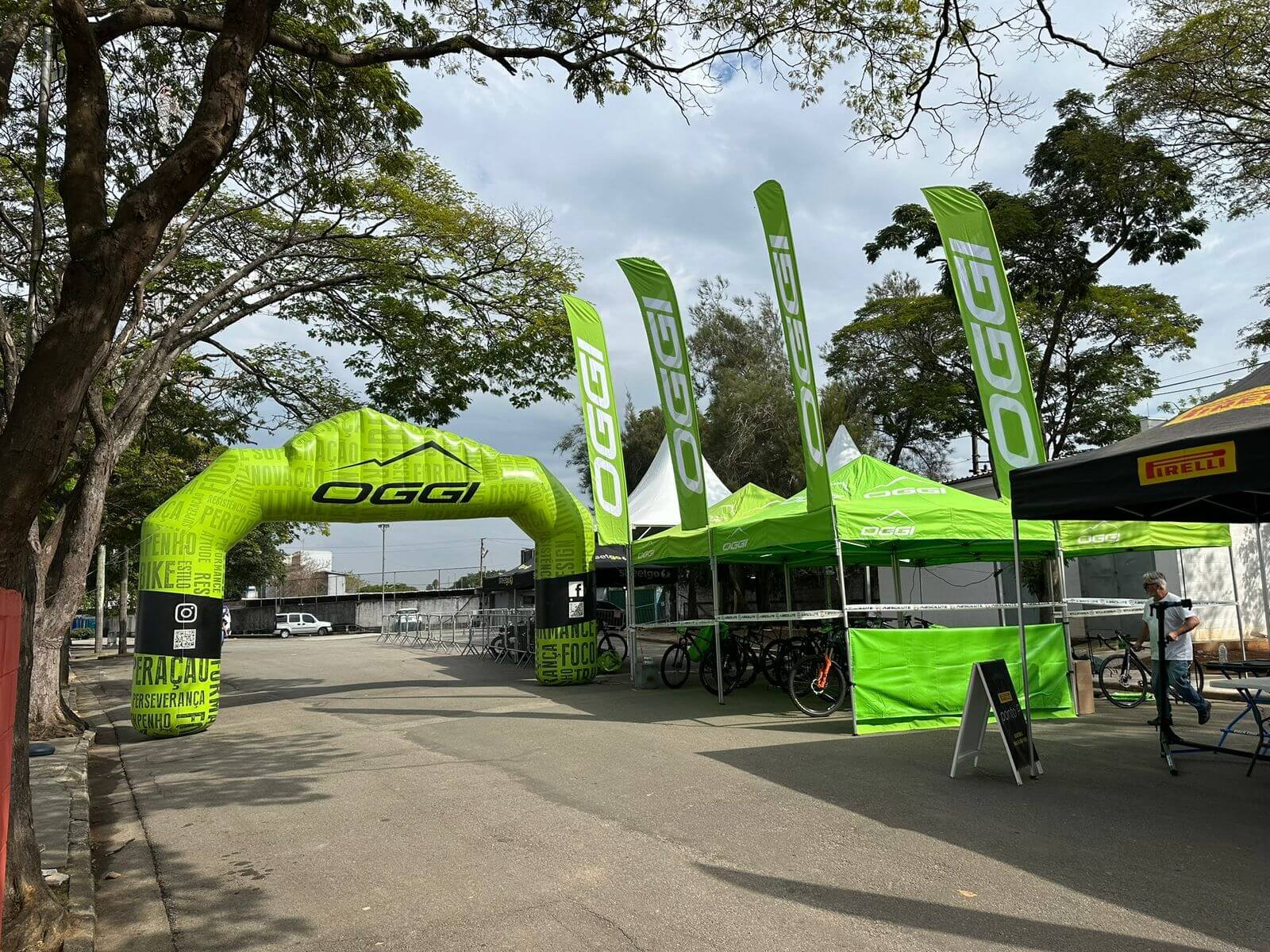 Tenda Inflável evento fitness