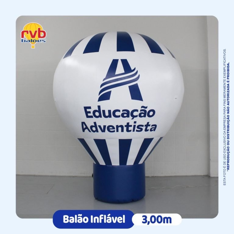 Balão Inflavel colegio adventista