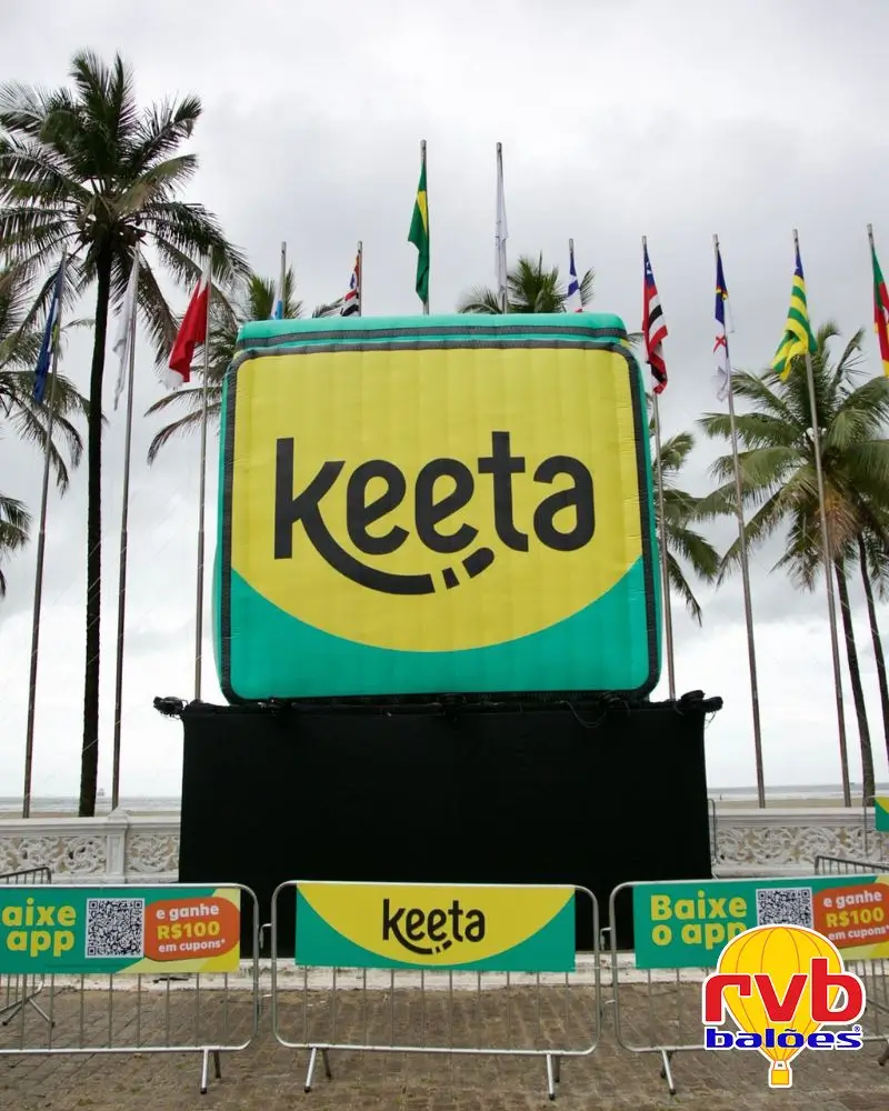 Inflável Keeta em litoral