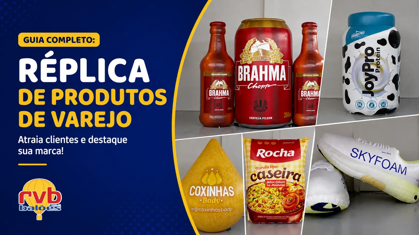 Réplica de produtos de varejo: atraia clientes e destaque sua marca Réplica de produtos de varejo: atraia clientes e destaque sua marca