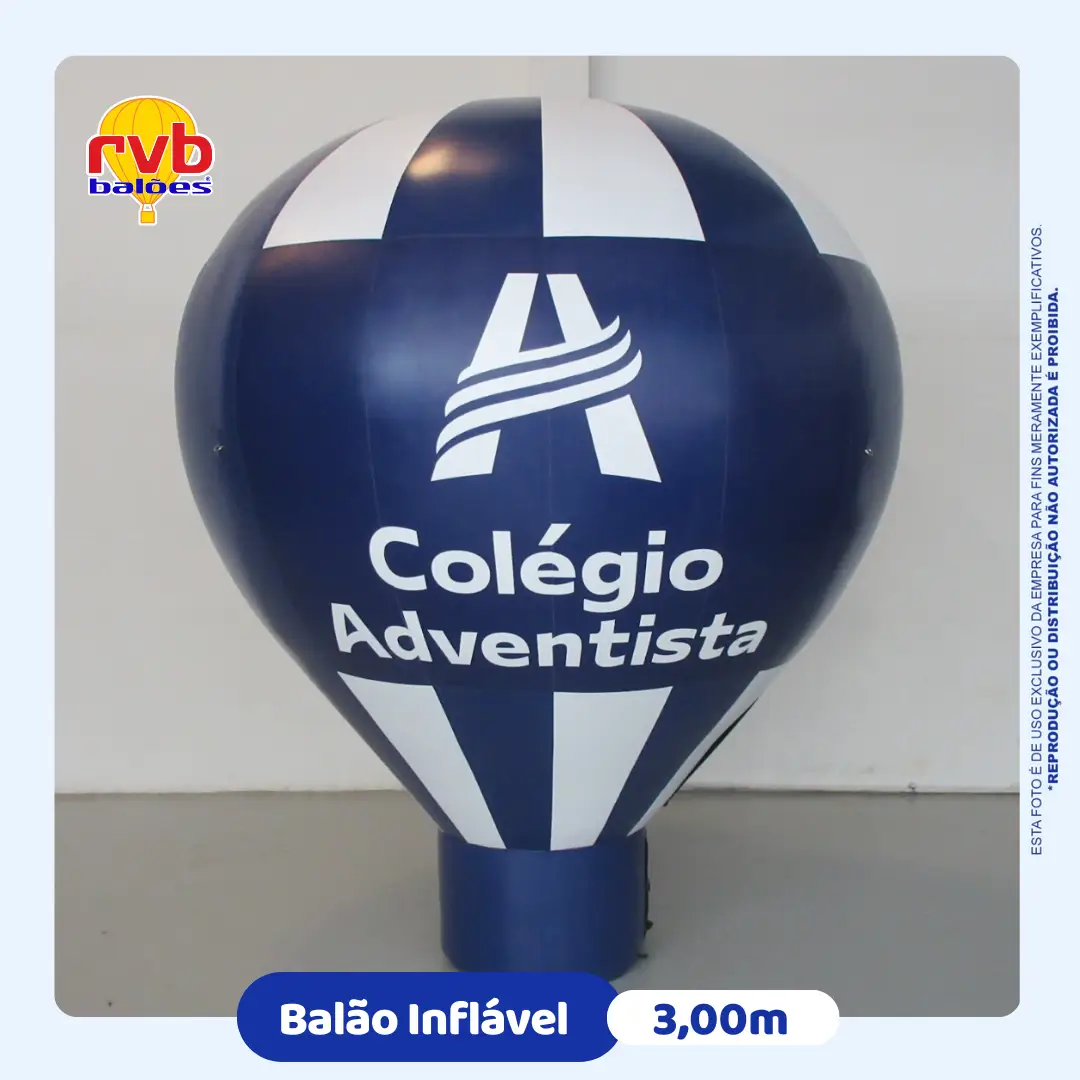 Colégio Adventista Balão 3 metros