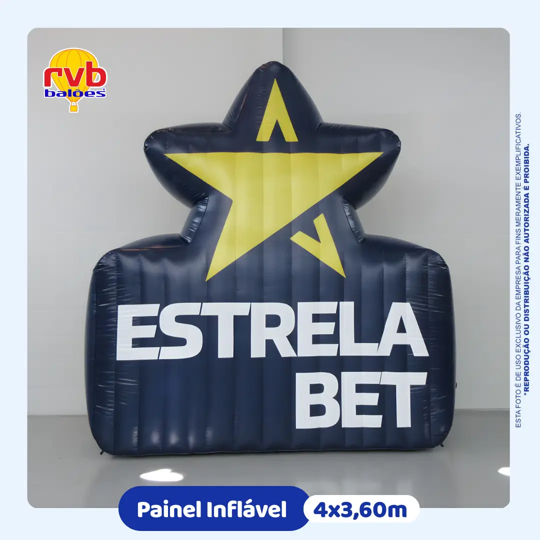 Painel Inflável-estrelabet-marketing