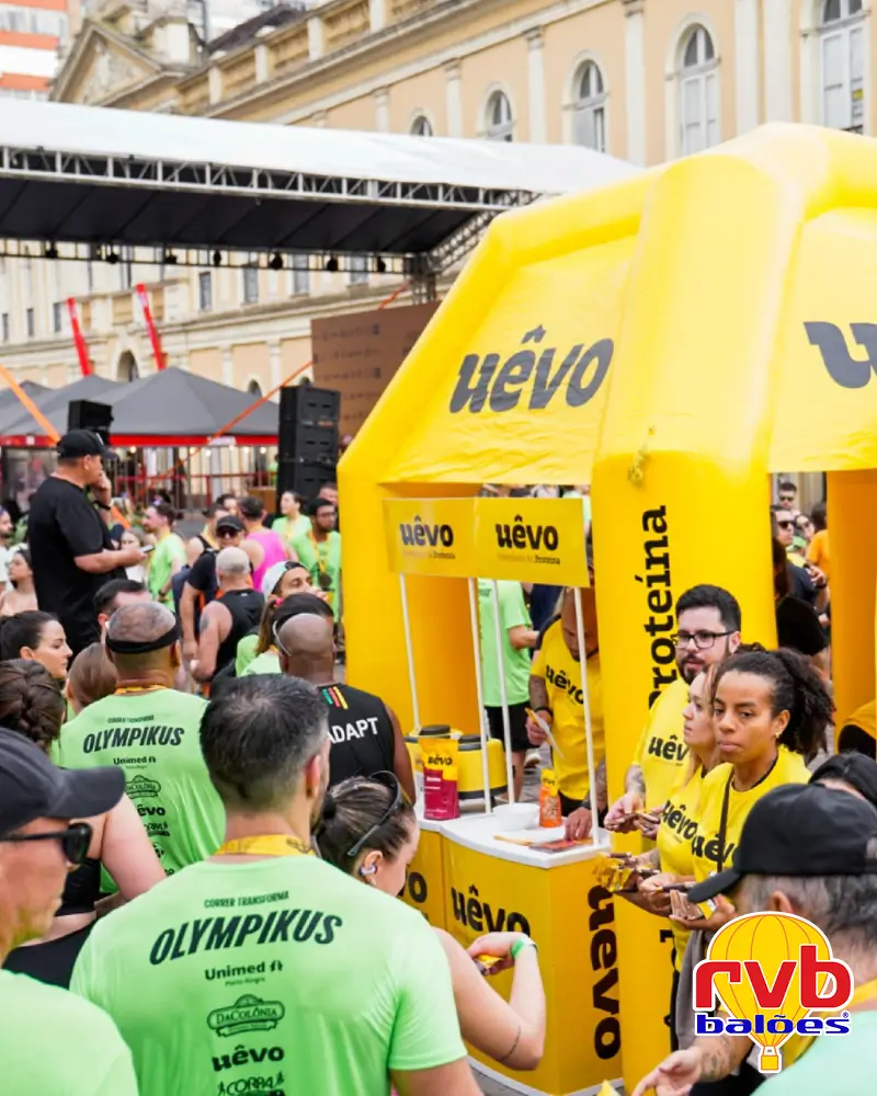 tenda Inflável Uevo evento