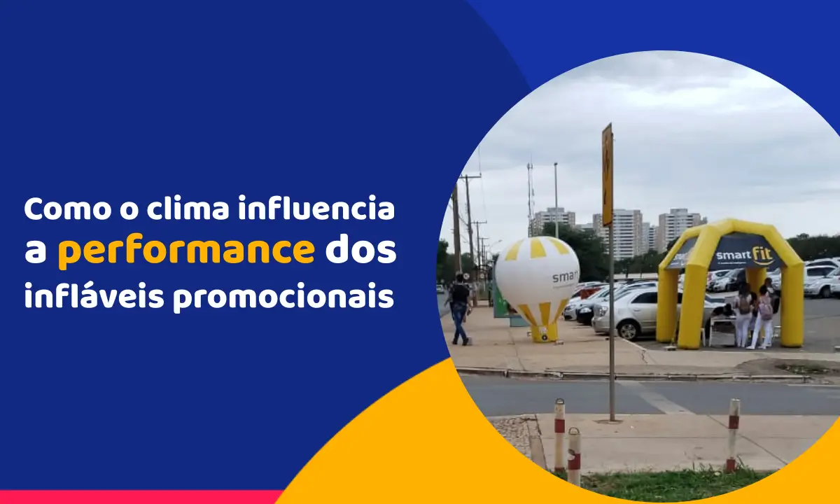 Como o clima influencia a performance dos infláveis promocionais Como o clima influencia a performance dos infláveis promocionais