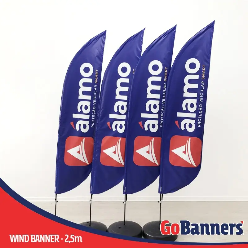 Wind Banners- Gobanners Proteção veicular