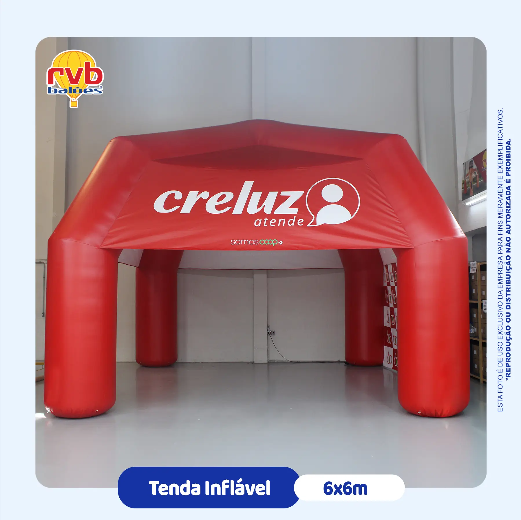 Creluz - Tenda 6x6m