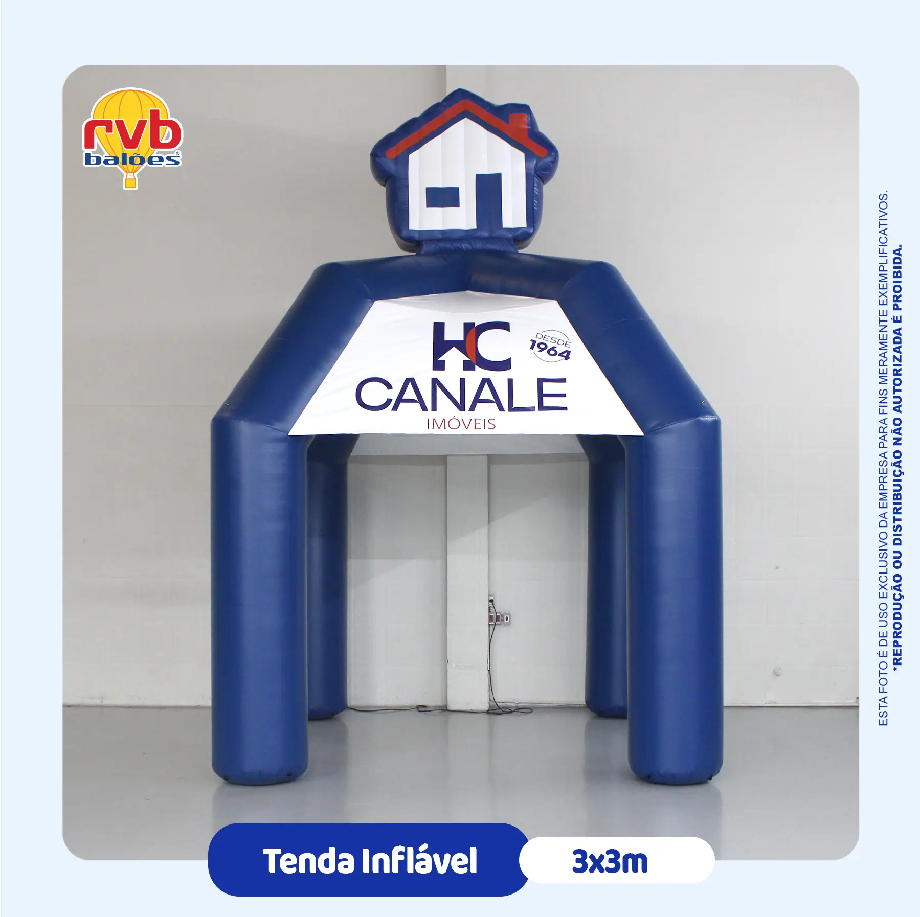 Canale Imóveis LTDA 001 - Tenda 3x3m