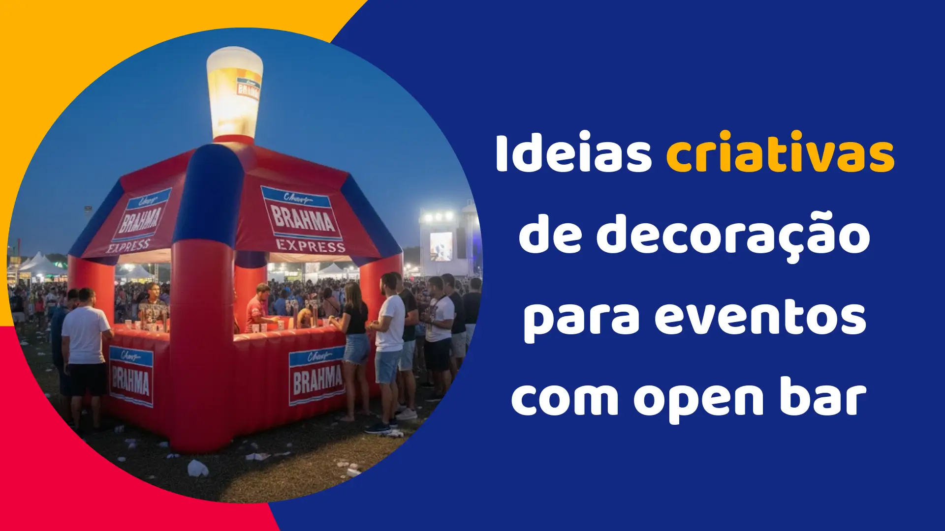 Ideias criativas de decoração para eventos com open bar Ideias criativas de decoração para eventos com open bar