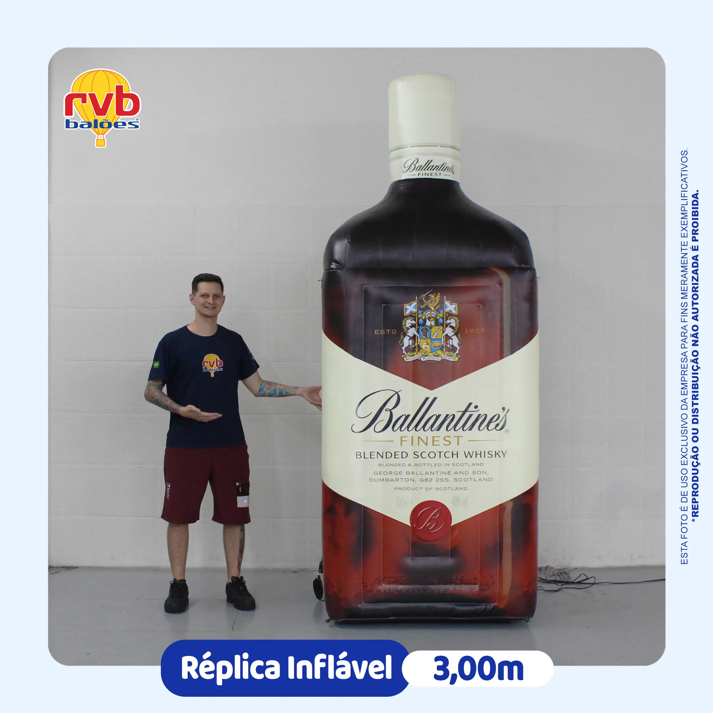 RÉPLICA GARRAFA BALLANTINES