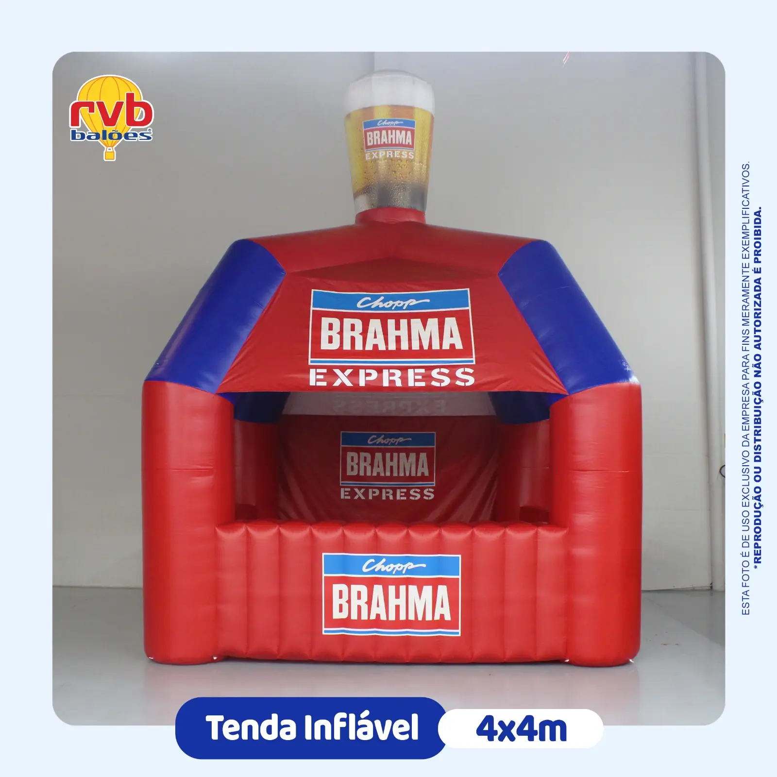 Tenda Inflável Brahma express