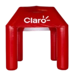 Tenda Inflável Personalizada Claro para Operadora de Telefonia e Ação Promocional 3x3m