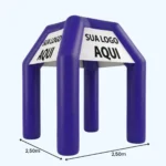 Tenda Inflável Promocional USAF 2,5x2,5m para Estande e Feira