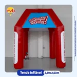 Tenda Inflável para ótica e PDV Móvel 2,5x2,5m