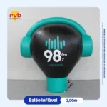 Balão inflável 98.7 fm 2 metros