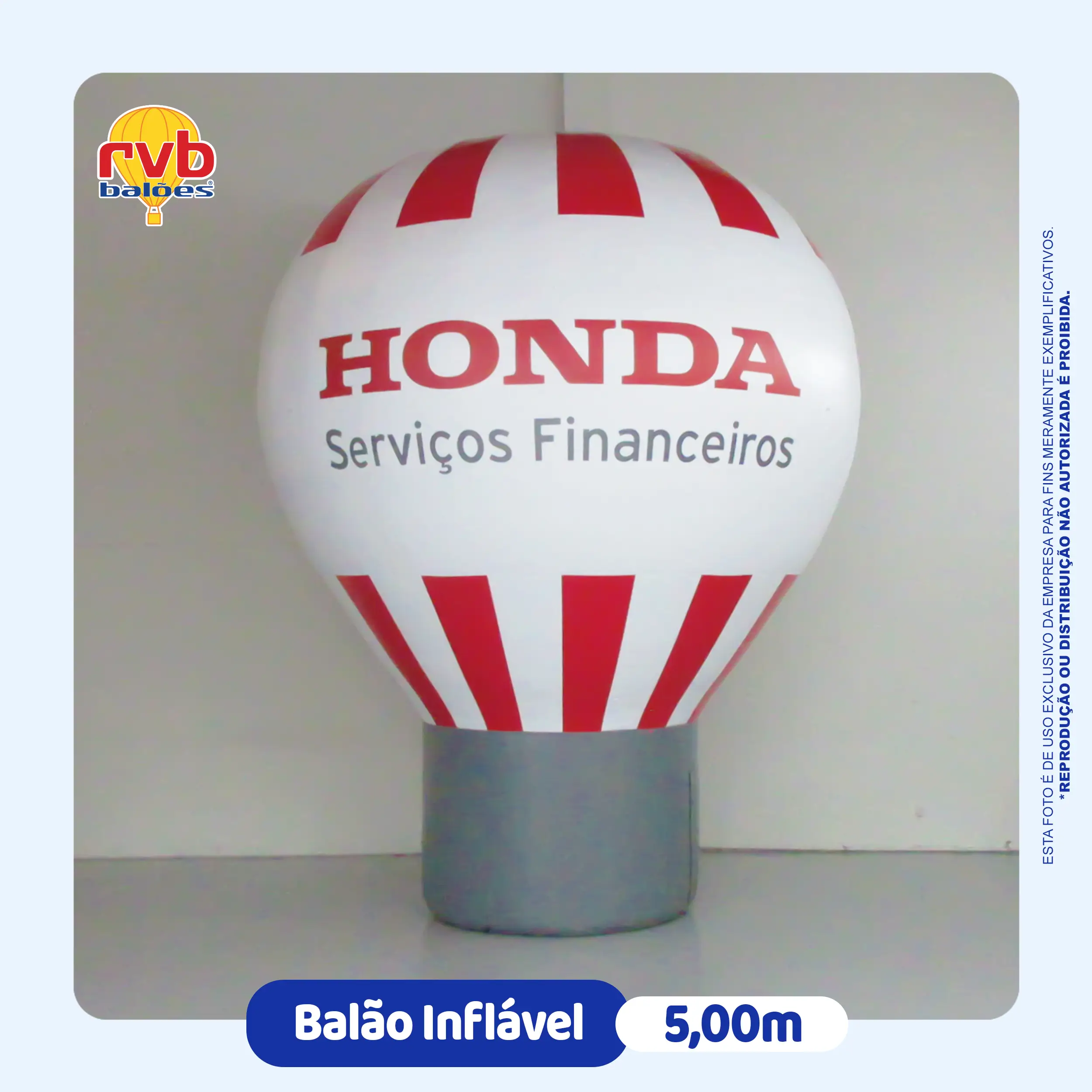 Balão inflável de 5 metros Honda Serviços Financeiros