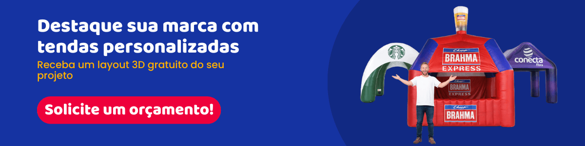 Destque sua marca com infl[áveis personalizados da RVB Balões