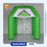 Tenda inflável personalizada Leroy Merlin 3x3m