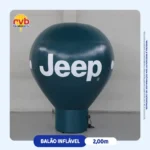 Balão inflável jeep 2 metros