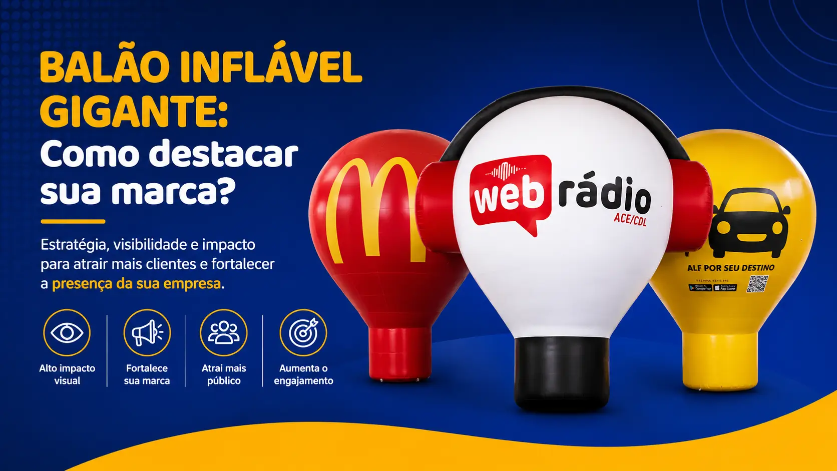 Balão Inflável Gigante: o Impacto Visual que Atrai Olhares de Longe