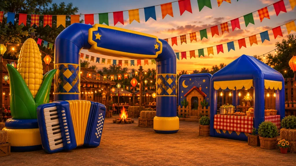 Festa Junina 2026: Decoração, Infláveis e Como Organizar  um Arraiá Memorável