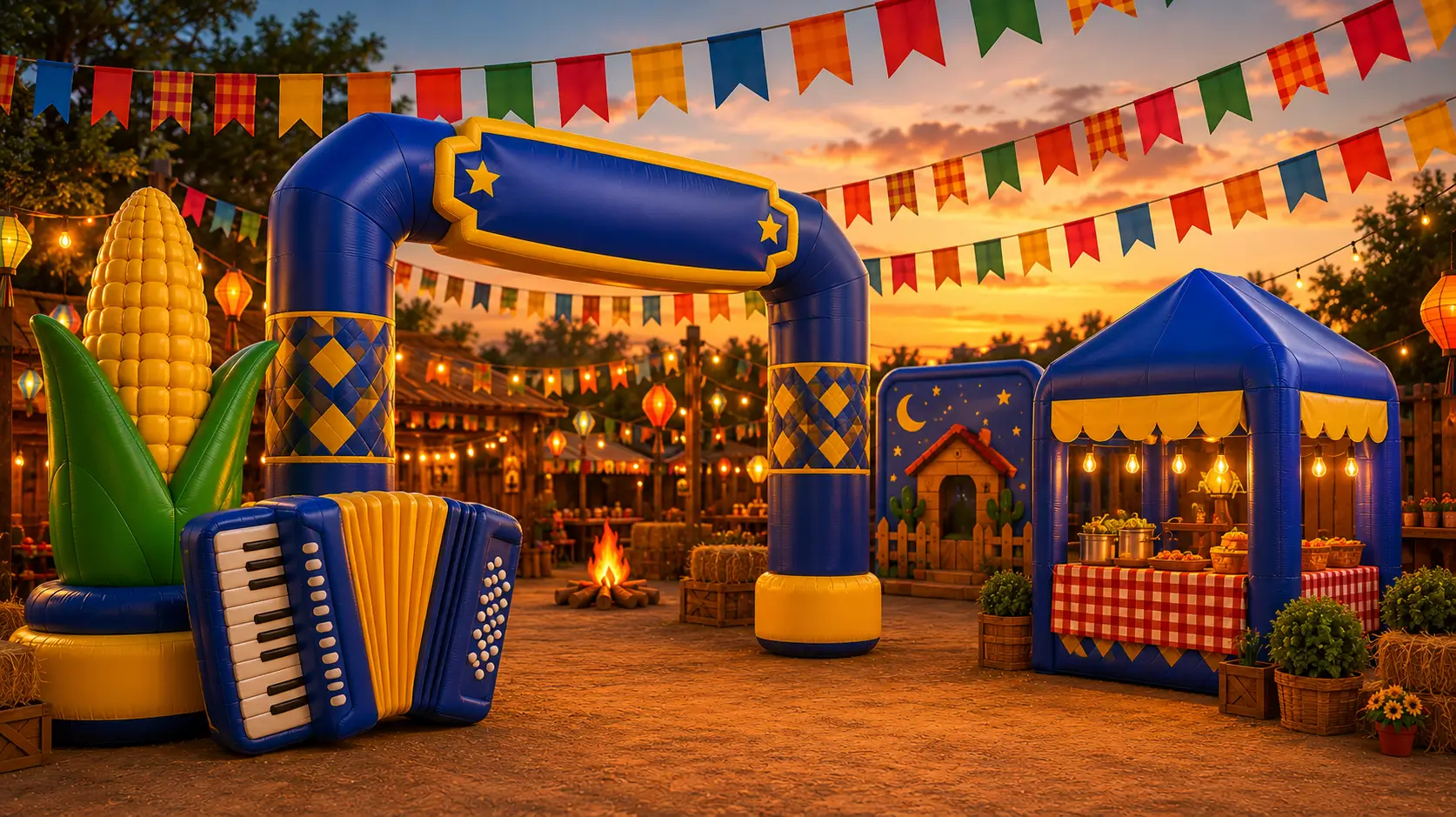 Festa Junina 2026: Decoração, Infláveis e Como Organizar um Arraiá Memorável Festa Junina 2026: Decoração, Infláveis e Como Organizar um Arraiá Memorável