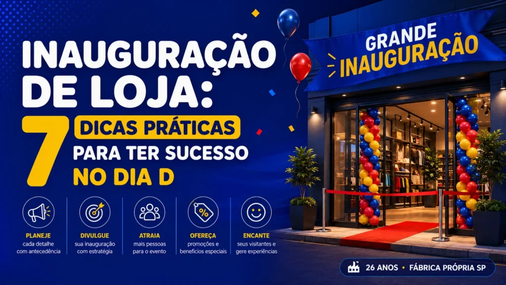 Inauguração de Loja: 7 Dicas Práticas para Ter Sucesso no Dia D