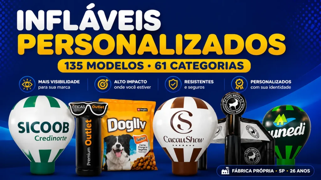 Infláveis Personalizados
