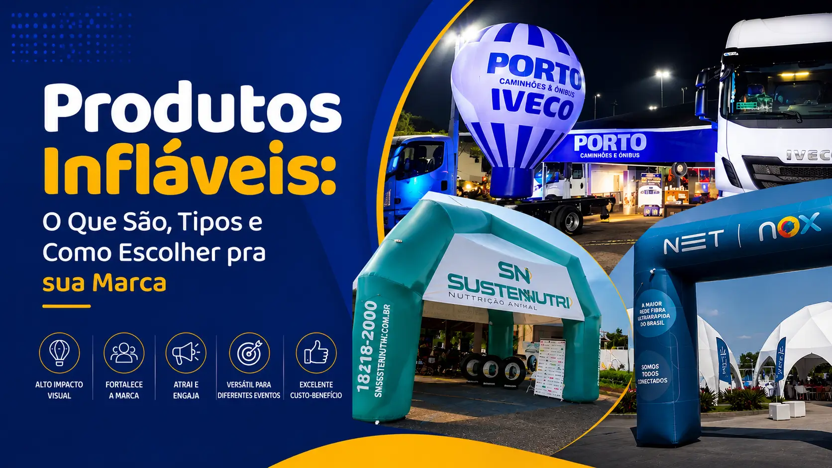 Produtos Infláveis Promocionais: O Que São, Tipos e Como Escolher pra sua Marca Produtos Infláveis Promocionais: O Que São, Tipos e Como Escolher pra sua Marca