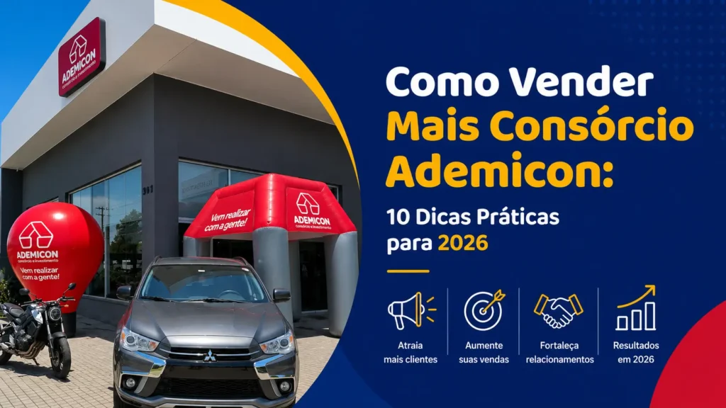 Como Vender Mais Consórcio Ademicon: 10 Dicas Práticas para 2026