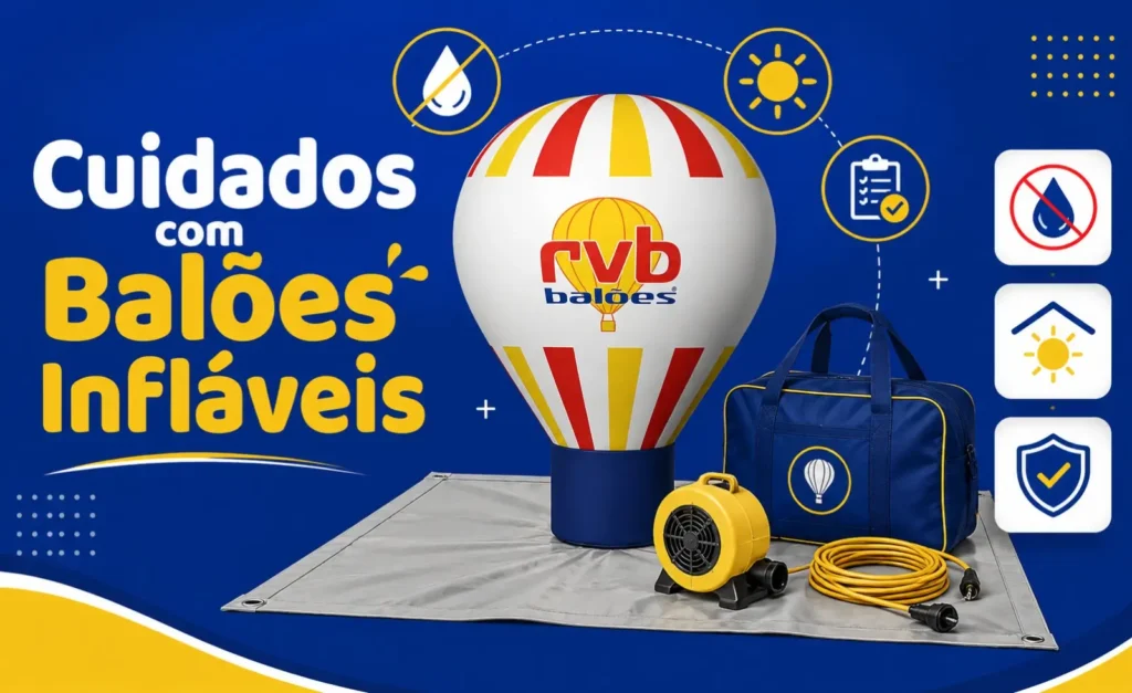 Cuidados com Balões Infláveis: Como Garantir 4 a 5 Anos de Vida Útil