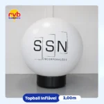 Topball Inflável Personalizado 3 metros SSN Incorporações para Construtora e Lançamento Imobiliário