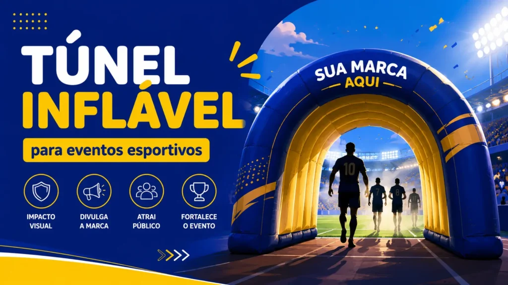 Túnel Inflável para Eventos Esportivos: Guia Completo + Como Usar