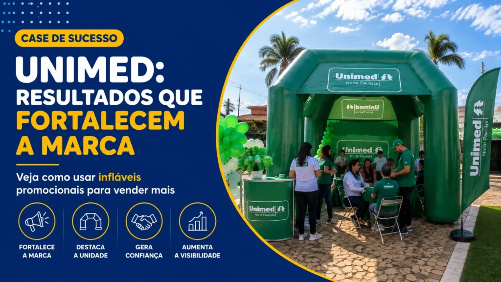 Case de Sucesso Unimed: Infláveis para Eventos de Saúde