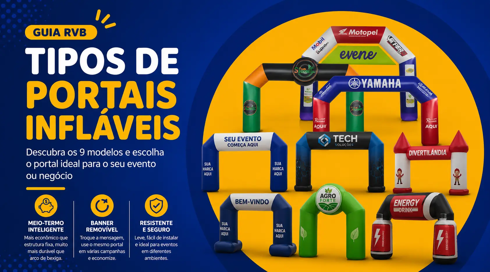 Tipos de Portal Inflável: Modelos e Onde Usar Tipos de Portal Inflável: Modelos e Onde Usar